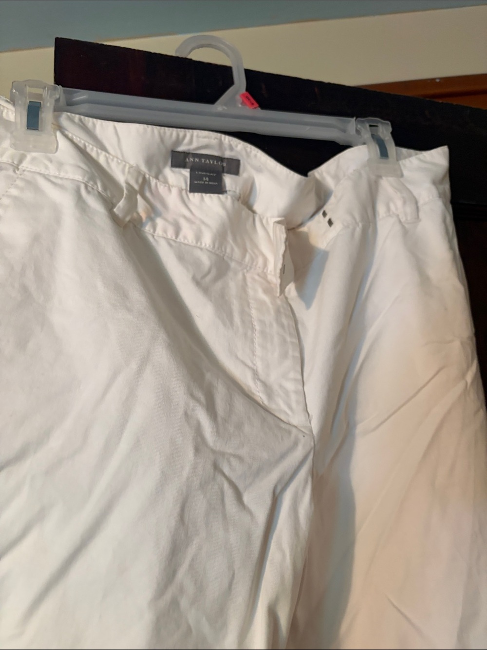 Ann Taylor White Men's Chino Pants